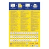 Etikett AVERY 3422 70x35mm univerzális 2400 címke/doboz 100 ív/doboz