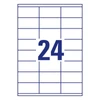 Etikett AVERY 3422 70x35mm univerzális 2400 címke/doboz 100 ív/doboz