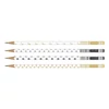 Grafitceruza ASTRA PEN gold-black háromszögletű HB 48 darabos