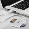 Memóriakártya olvasó HAMA Slim USB 3.0 fehér