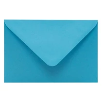 Boríték színes KASKAD LC/6 enyvezett 114x162mm 77 vízkék 50 darabos