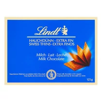 Csokoládé LINDT Thins Milk tejcsokoládé lapocskák 125 g