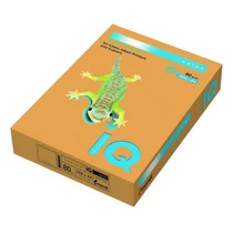 Fénymásolópapír színes IQ Color A/4 80 g intenzív narancs OR43 500 ív/csomag