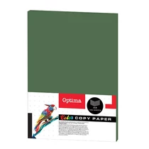 Fénymásolópapír színes OPTIMA A/4 80 g sötétzöld 100 ív/csomag