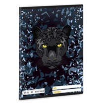 Füzet kockás ARS UNA A/5 32 lapos 27-32 Black Panther