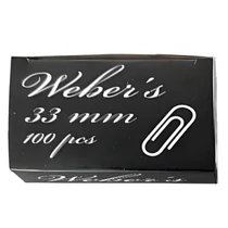 Gemkapocs WEBER`S 33mm nikkel 100 darabos