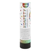 Konfetti ágyú JUNIOR 20 cm metál karika