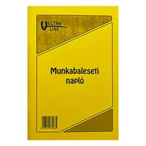 Nyomtatvány munkabaleseti napló VECTRALINE A/5 álló 32 lapos