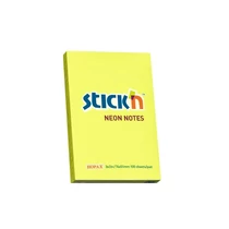 Öntapadós jegyzettömb STICK`N 76x51mm sárga 100 lap