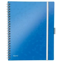 Spirálfüzet kockás LEITZ Wow Active A/4 80 lapos kék