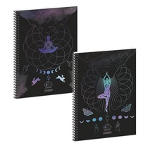 Spirálfüzet sima ARS UNA Mystic Constellation A/4 60 lapos