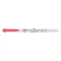 Szövegkiemelő kétvégű ZEBRA Mildliner cool & refined 1,4-4,0 mm piros