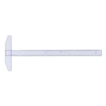 T-Vonalzó ARISTO fix fejjel 75 cm víztiszta