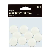 Táblamágnes GRAND 30 mm fehér 10 darabos
