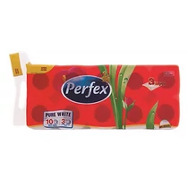 Toalettpapír PERFEX Soft & Light 3 rétegű 10 tekercses
