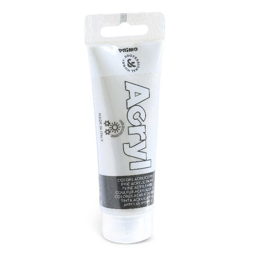 Akrilfesték PRIMO 75 ml metál ezüst