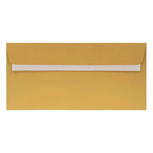 Boríték színes KASKAD LA/4 szilikonos 110x220mm 120 g arany 25 darabos