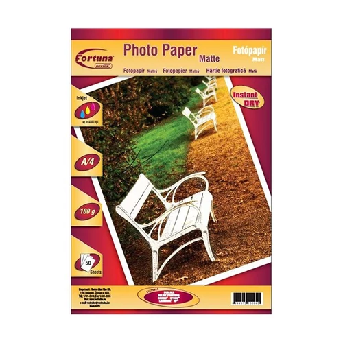 Fotópapír FORTUNA A/4 inkjet matt 180 g 50 íves
