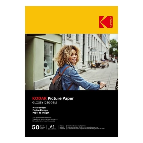 Fotópapír KODAK Picture High Gloss A/4 230 g 50 íves