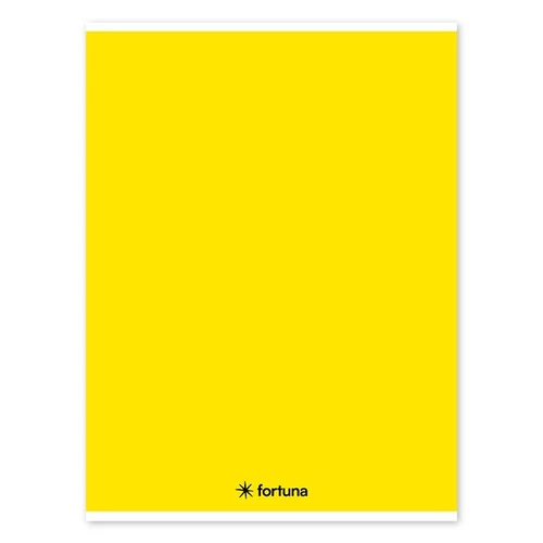 Füzet vonalas FORTUNA Monocolor A/4 32 lapos sárga
