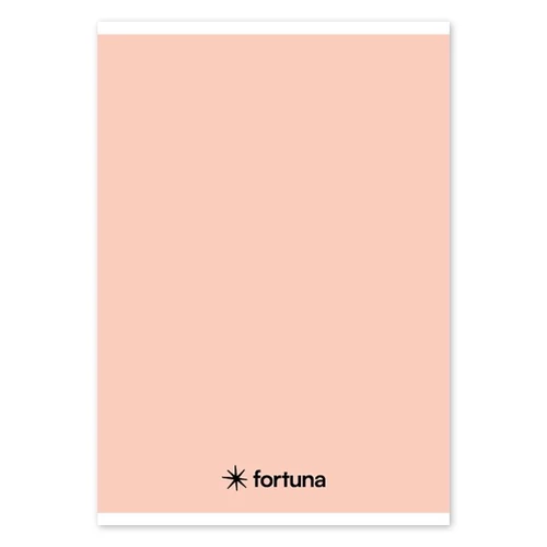 Füzet vonalas FORTUNA Monocolor A/5 32 lapos pasztell barack