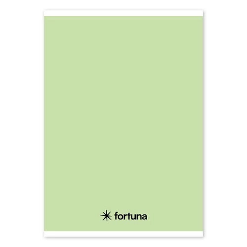 Füzet vonalas FORTUNA Monocolor A/5 32 lapos pasztell zöld