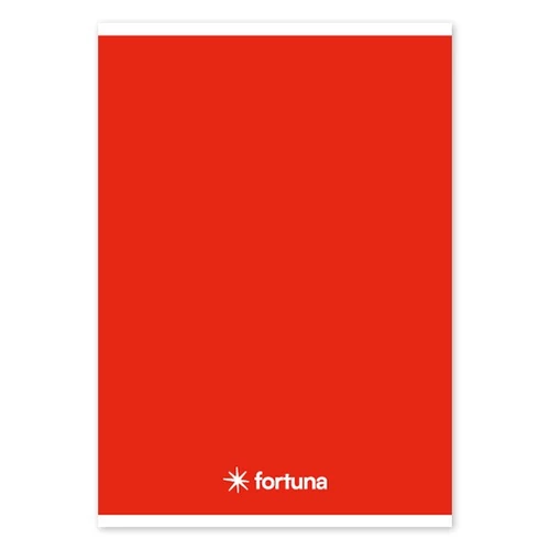 Füzet vonalas FORTUNA Monocolor A/5 32 lapos piros