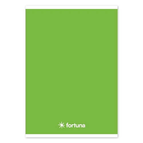 Füzet vonalas FORTUNA Monocolor A/5 32 lapos zöld