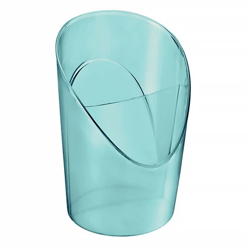 Írószertartó ESSELTE Colour Breeze kerek 2 rekeszes áttetsző kék