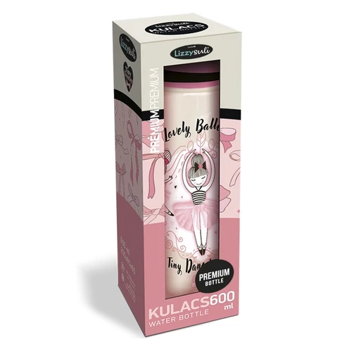 Kulacs LIZZYSULI műanyag 600 ml Tiny Dancer Lovely Ballerina