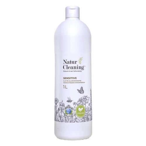 Mosogatószer NATURCLEANING koncentrátum sensitive illat,-és allergénmentes 1 liter