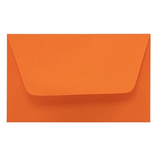 Névjegyboríték színes KASKAD enyvezett 70x105mm 48 narancs 50 darabos