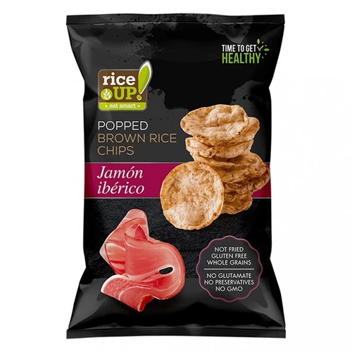 Rizschips RICE UP ibériai sonkás 60 g
