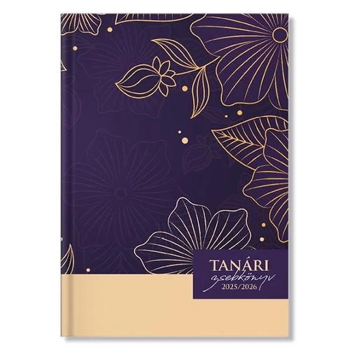 Tanári zsebkönyv PD CALENDAR papírborító A/5 Bloom 2025-2026
